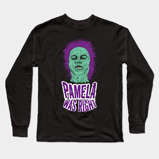 PAMELA WAS RIGHT Long Sleeve T-Shirt by sedani